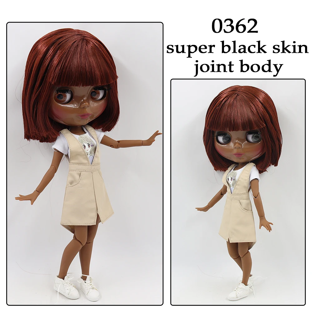 Фабрика blyth кукла bjd шарнир тела белая кожа bjd 30 см матовый лица резные губы с бровей индивидуальные лица