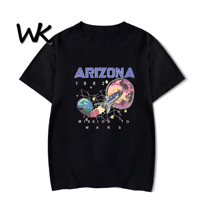 

WK T Shirt Women Summer Casual Tshirts Tees Harajuku Korean Style Graphic Tops Kawaii Female T-shirts Woman