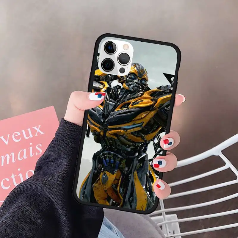 

Bumblebee Transformer Car Accessories Phone Case For Iphone Case 5 5S SE 6 6s 7 8 11 12 X Xs Xr Pro Plus Max Mini Cover