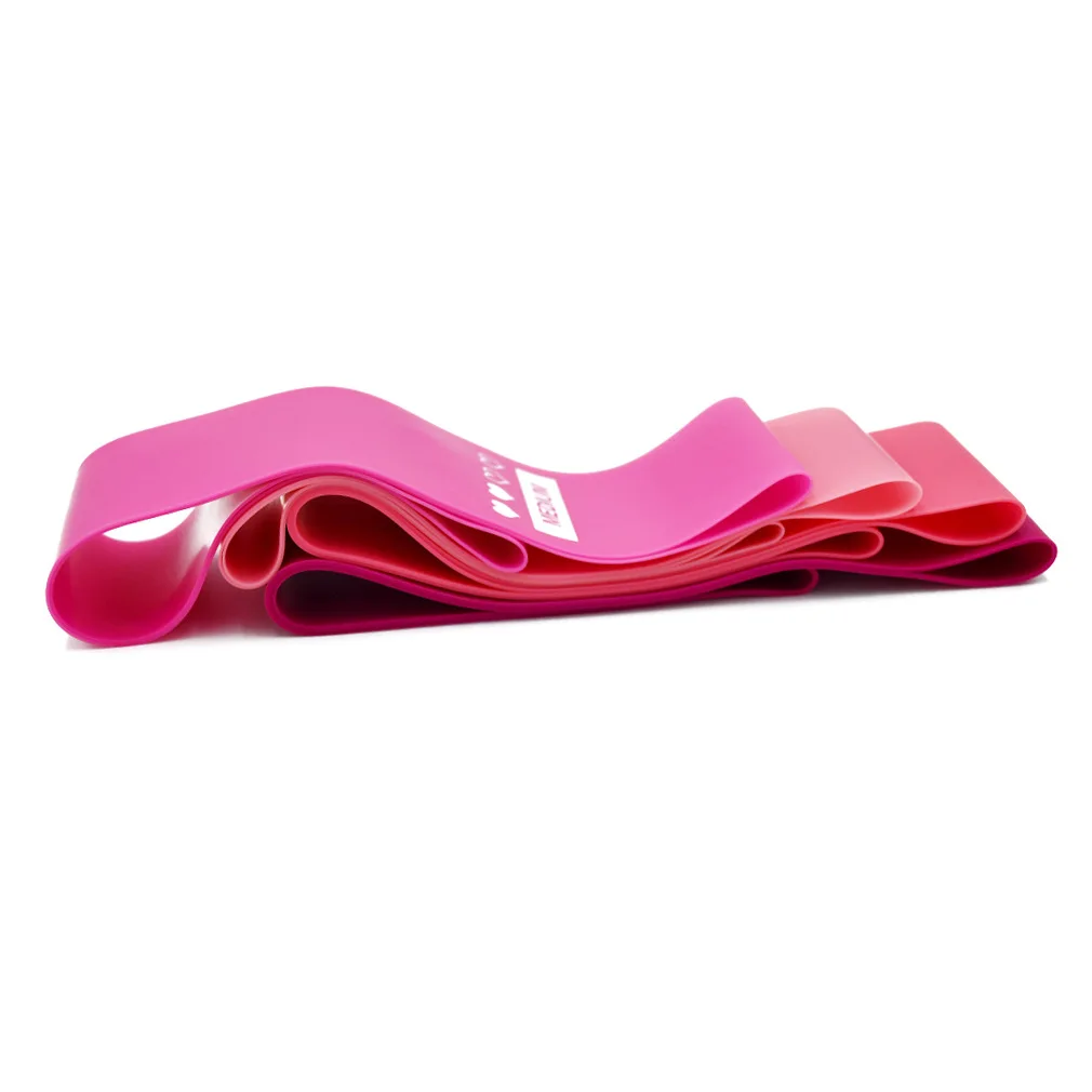 Эластичные ленты для йоги 4 цвета Уличное оборудование фитнеса 0 5 мм-1 1 мм резинки