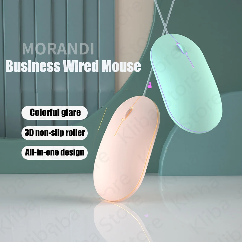 

Ergonomic Wired Gaming Mouse LED USB Computer Mouse Gamer Mice Silent Mause For PC Laptop