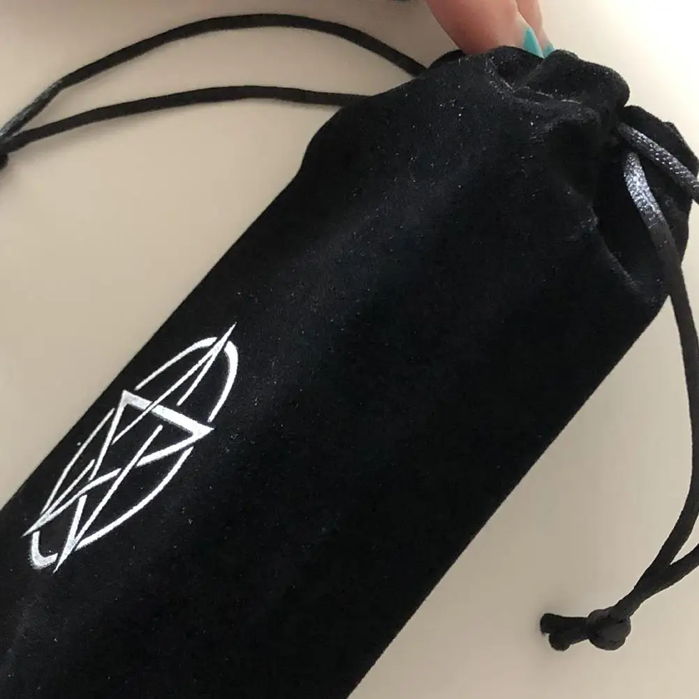 Сумка для хранения Таро бархатная пентаграмма на шнурке сумка конфет с вышивкой