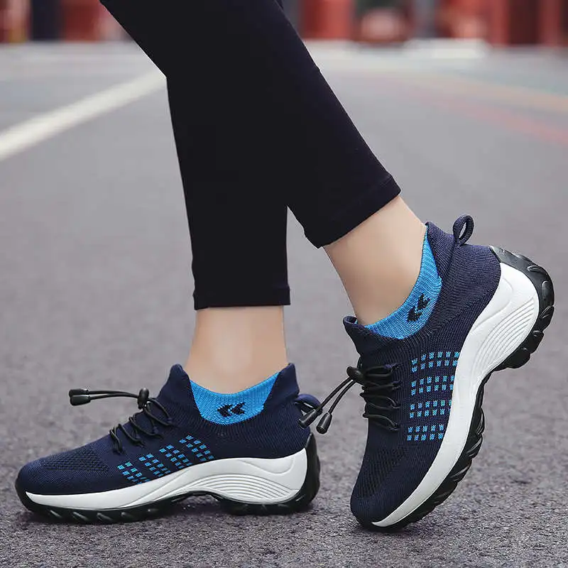 

Dama Women's Wedge Sneakers Most Popular Style Lady Ladies Sport Shoes Sneakers Running Shoes Women's Black Sports Shoes Tennis