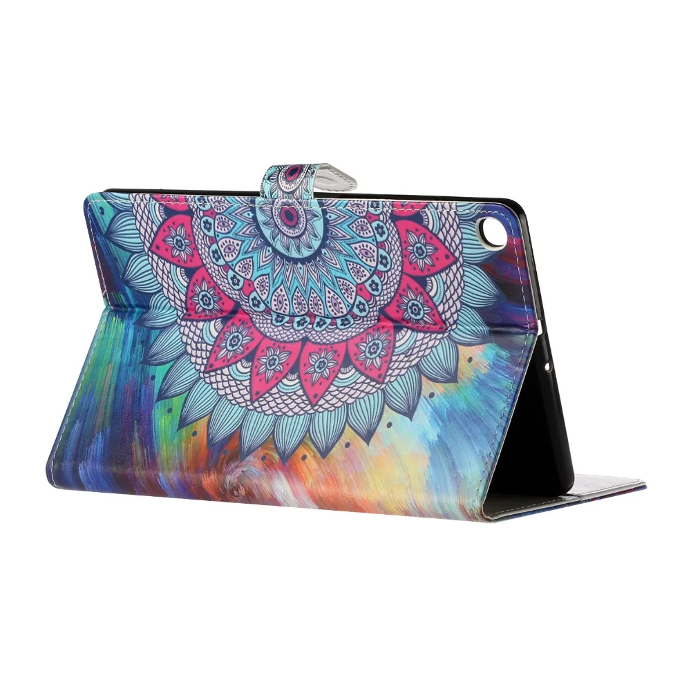 Кожаный чехол для Samsung Galaxy Tab A 10,1 SM-T510 T515 Coque для Galaxy Tab A 10,1 T510 T515 крышка Capa+ пленка+ ручка