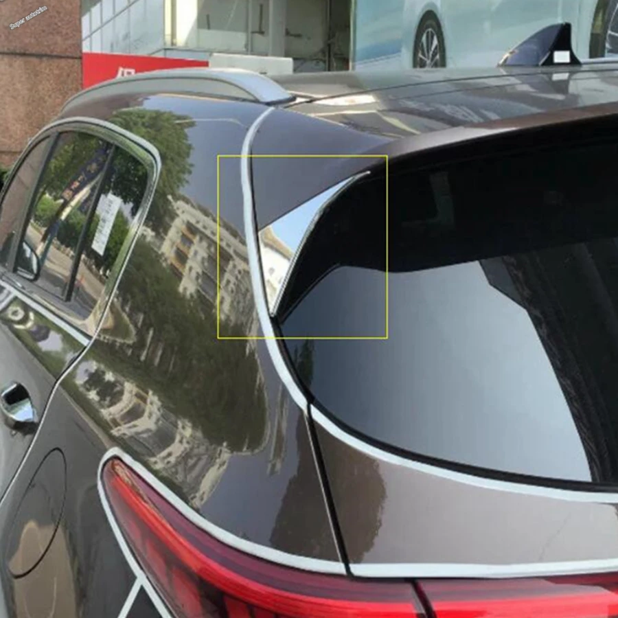 Внешний комплект Lapetus подходит для KIA Sportage 2016 2020 ABS хром задний треугольник задняя