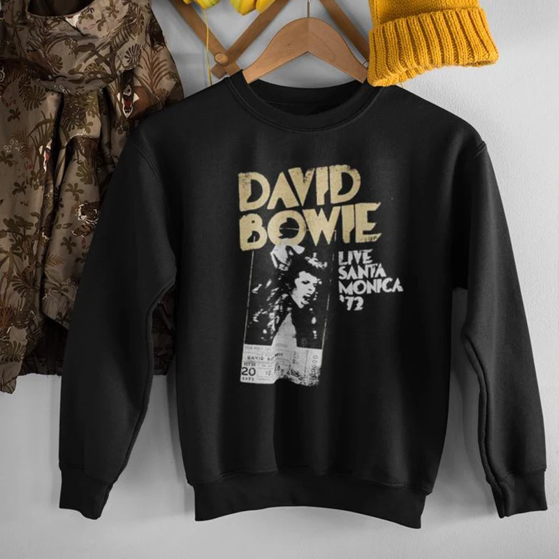 

David Bowie sweatshirt Fashion print unisex pullover unisex clothing