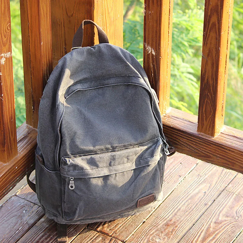 

Холщовый Рюкзак из воловьей кожи Ins, повседневный дорожный рюкзак с Usb-интерфейсом, однотонный износостойкий ударопрочный школьный портфел...