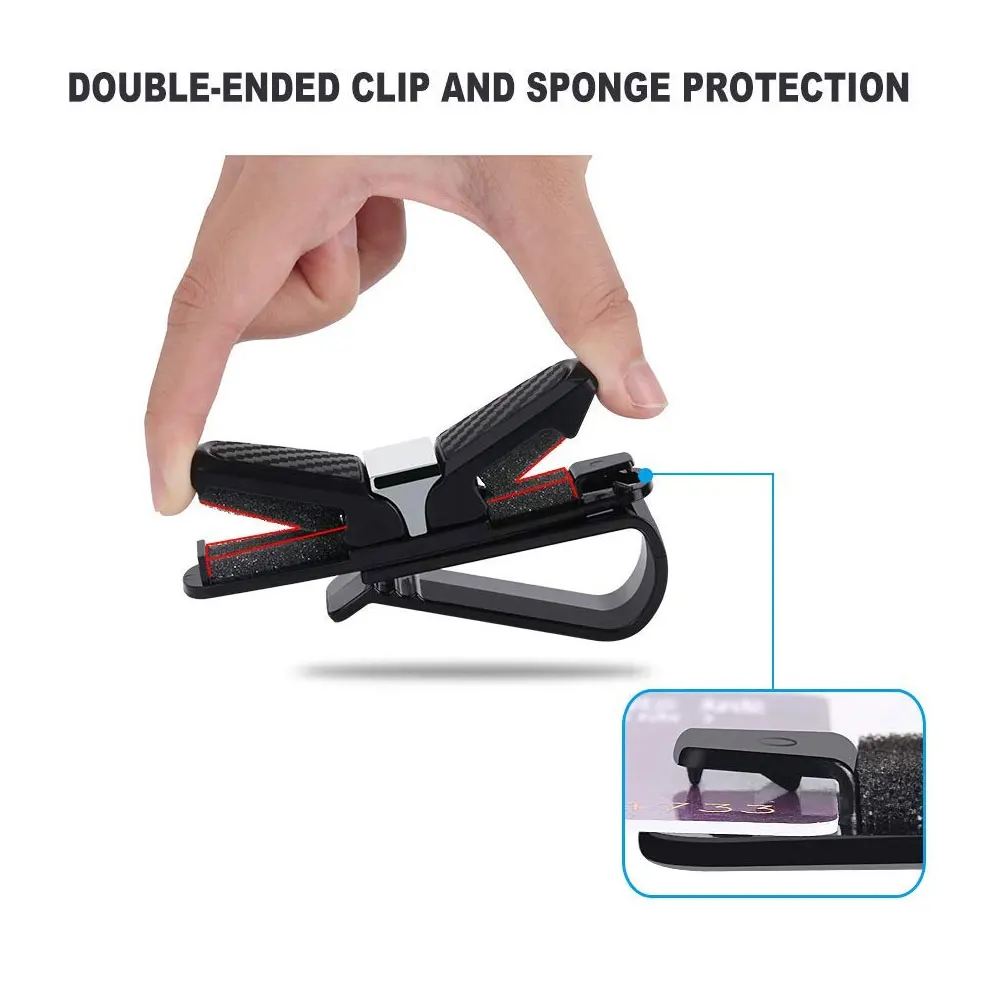 DSYCAR 1 шт. зажим для солнцезащитного козырька держатель солнцезащитных очков