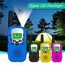 New` Kids Walkie Talkie 2PCS Celular Handheld Transceiver Highlight Phone Radio Interphone 6KM Mini Toys Talkie Walkie Gifts