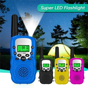 new kids walkie talkie 2pcs celular handheld transceiver highlight phone radio interphone 6km mini toys talkie walkie gifts free global shipping