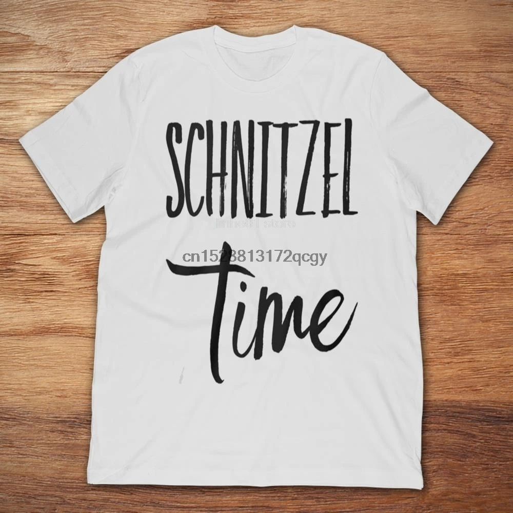 Бренд Schnitzel Time немецкий 2019 Летняя мужская футболка с коротким рукавом|Мужские