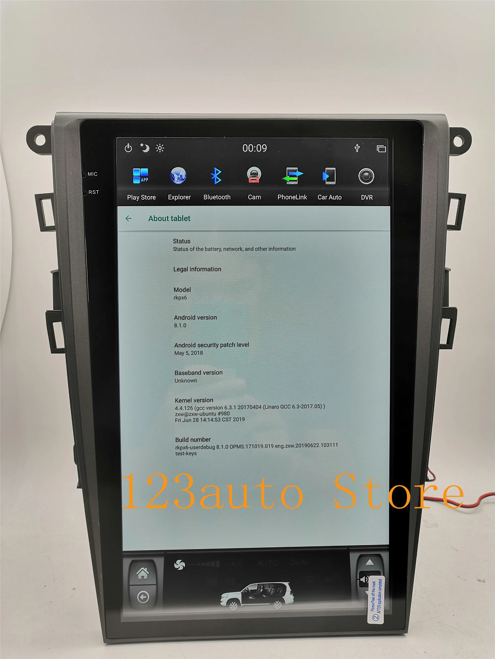 13,6 ''вертикальный экран Tesla стиль Android 8,1 автомобильный DVD gps PX6 NAVI для Ford Mondeo Fusion MK5 2013