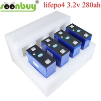 new 4pcs 3 2v 280ah lifepo4 rechargeable battery lithium iron phosphate solar cell 12v 24v 280ah grade a lifepo4 tax free batter