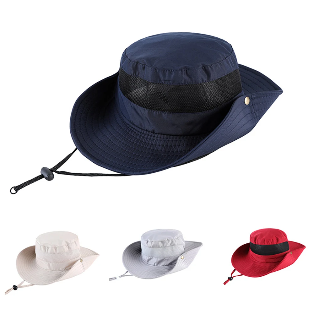 

Панама мужская с защитой от солнца, модная шляпа с широкими полями, для рыбалки, пляжа, походов, отдыха на открытом воздухе, походов, рыбалки, ...