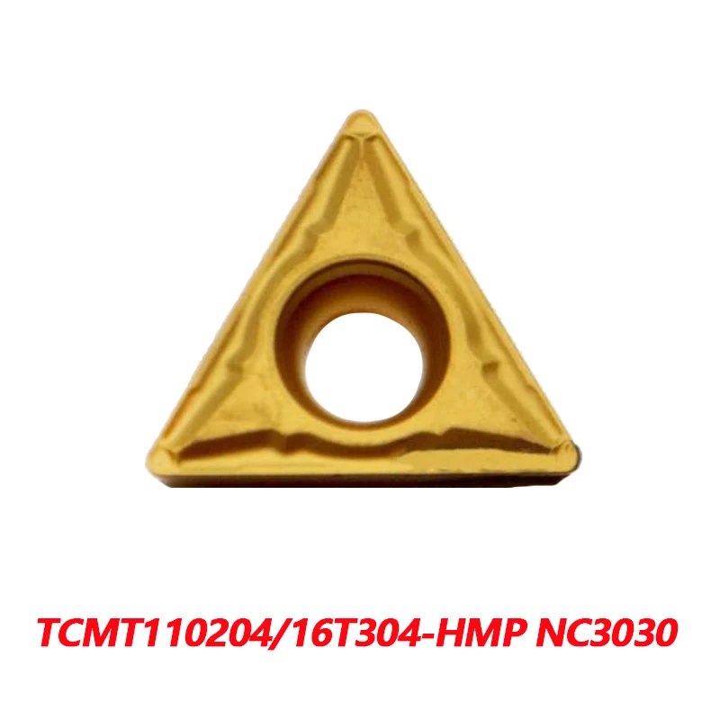 

100% Оригинальные твердосплавные лезвия TCMT TCMT110204 HMP NC3030 TCMT16T304, используемые для обработки стальных материалов, аксессуары для токарного стан...