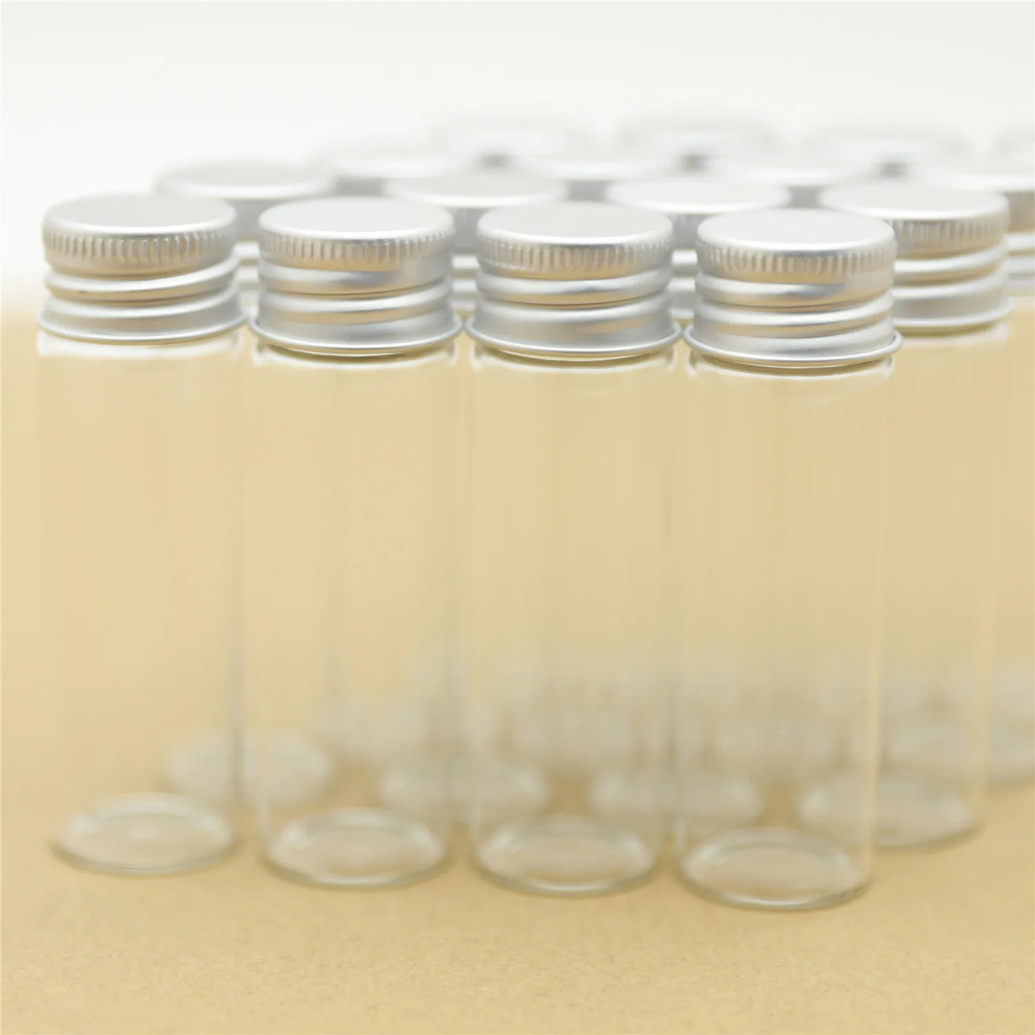 

24 Pieces 22*70mm 15ml Tiny Glass Jars storage bottles & jar test tube Small Glass Vial Mini Containers Glass Bottle vial