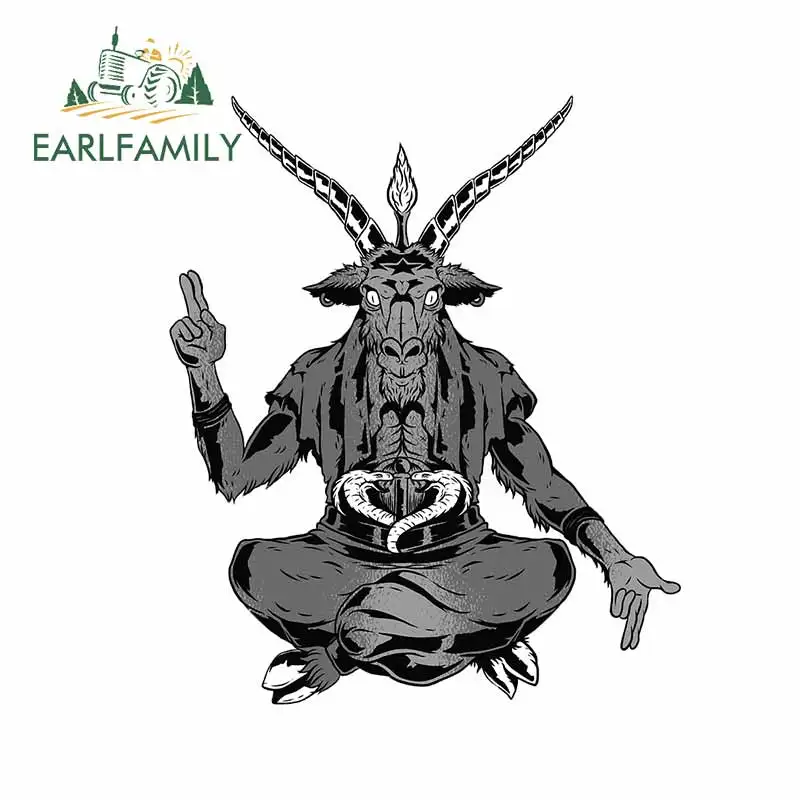 EARLFAMILY 13 см x 10 7 с изображением Сатанинского козла наклейки для автомобиля
