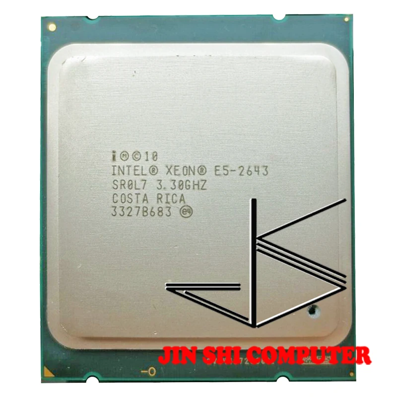 

Intel Xeon OEM version cpu E5 2643 3.3GHz Quad-Core 10M Cache FCLGA2011 TPD 130W E5-2643 Original