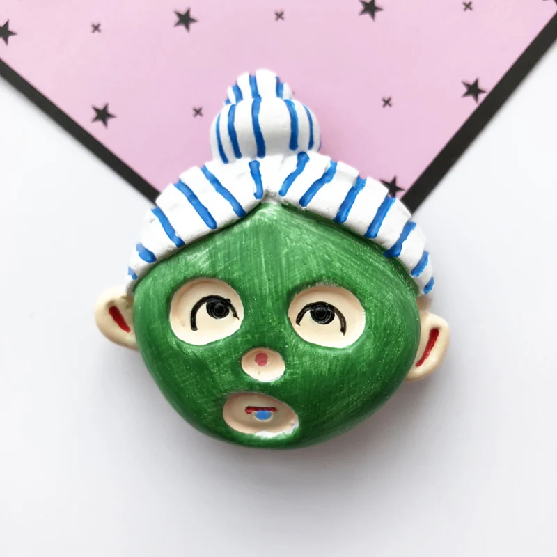 Креативная 3D мультяшная маска для балета мальчика холодильника магнитная