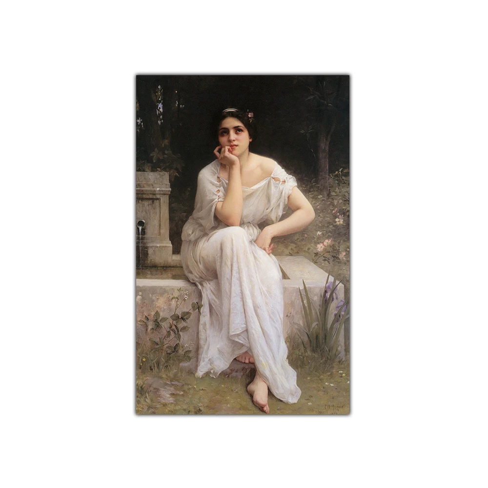Citon Amable Lenoir Meditation медитация Canvas Холст Картина маслом всемирно известное