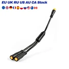 Y-SPLITTER 1T2 Датчик кабеля редукции BAFANG рычаг тормоза BBS01 BBS02B BBSHD BAFANG датчик редукции 1T2 набор кабелей мотора