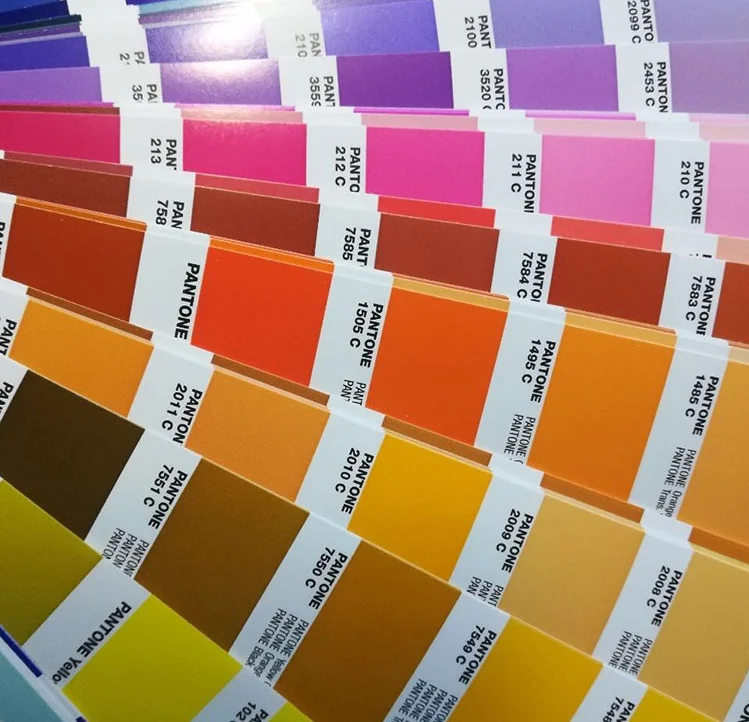 Pantone цветная направляющая C карта только с твердым покрытием GP1601A вместо