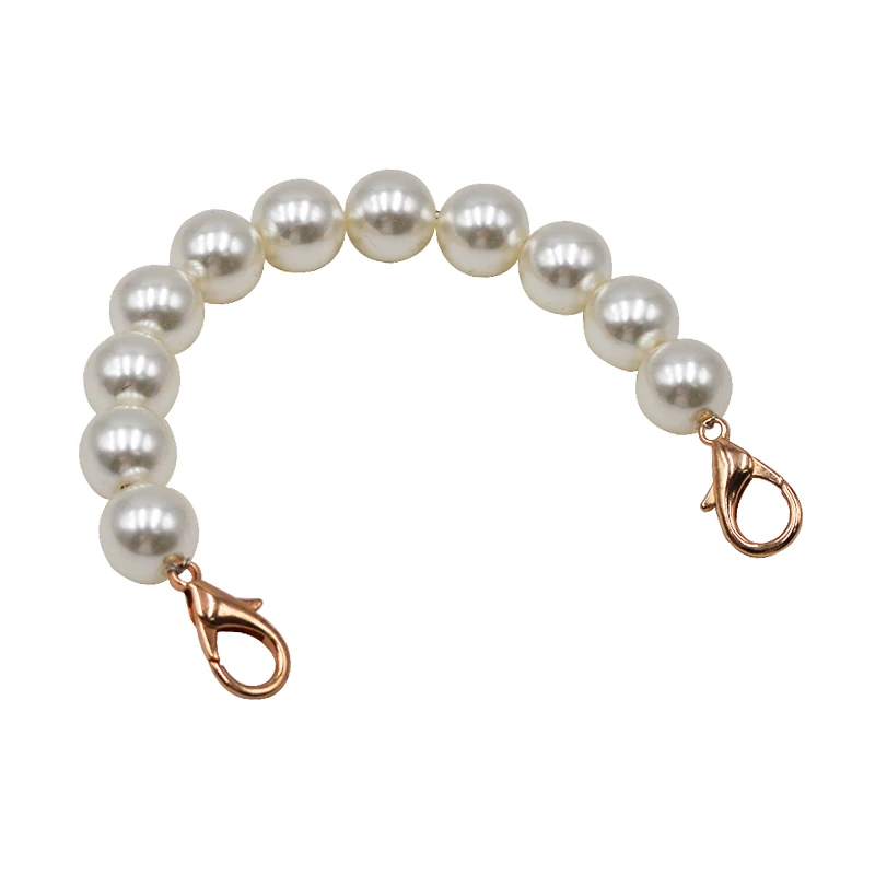 10 шт./лот женские короткие ремни для сумок с жемчугом и бусинами 22 см 30 короткий