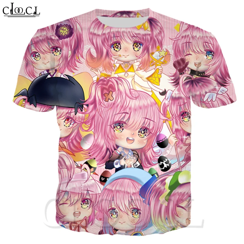 Женская и мужская футболка с 3D принтом CLOOCL Shugo Chara Повседневная Уличная коротким