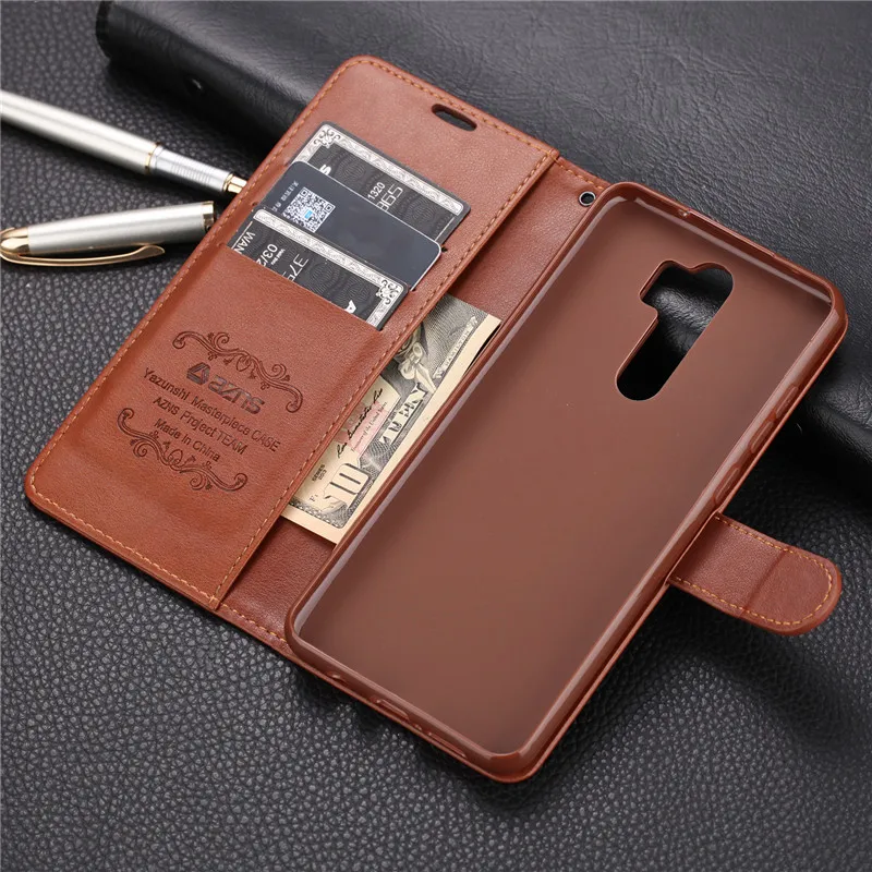 Для Xiaomi Redmi Note 8 Pro Чехол, Роскошный футляр из искусственной кожи телефонные чехлы для телефона Redmi Note 8 Pro Чехол кожаный чехол-книжка с защитным чехлом