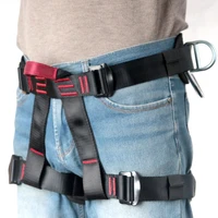 high altitude harnesses safety belt 2500 kg outdoor rock climbing outdoor expand training half body harness protective supplies