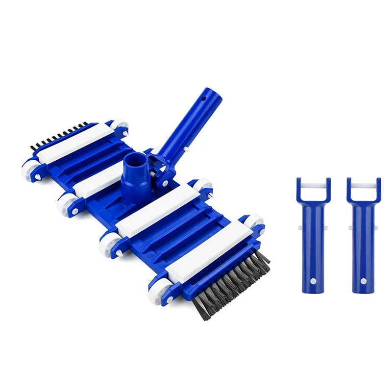 

39cm Professional Flexible Pool Vacuum with Side Brush Wheels Fish Pond Pool Cleaning Tool Pool Cleaner