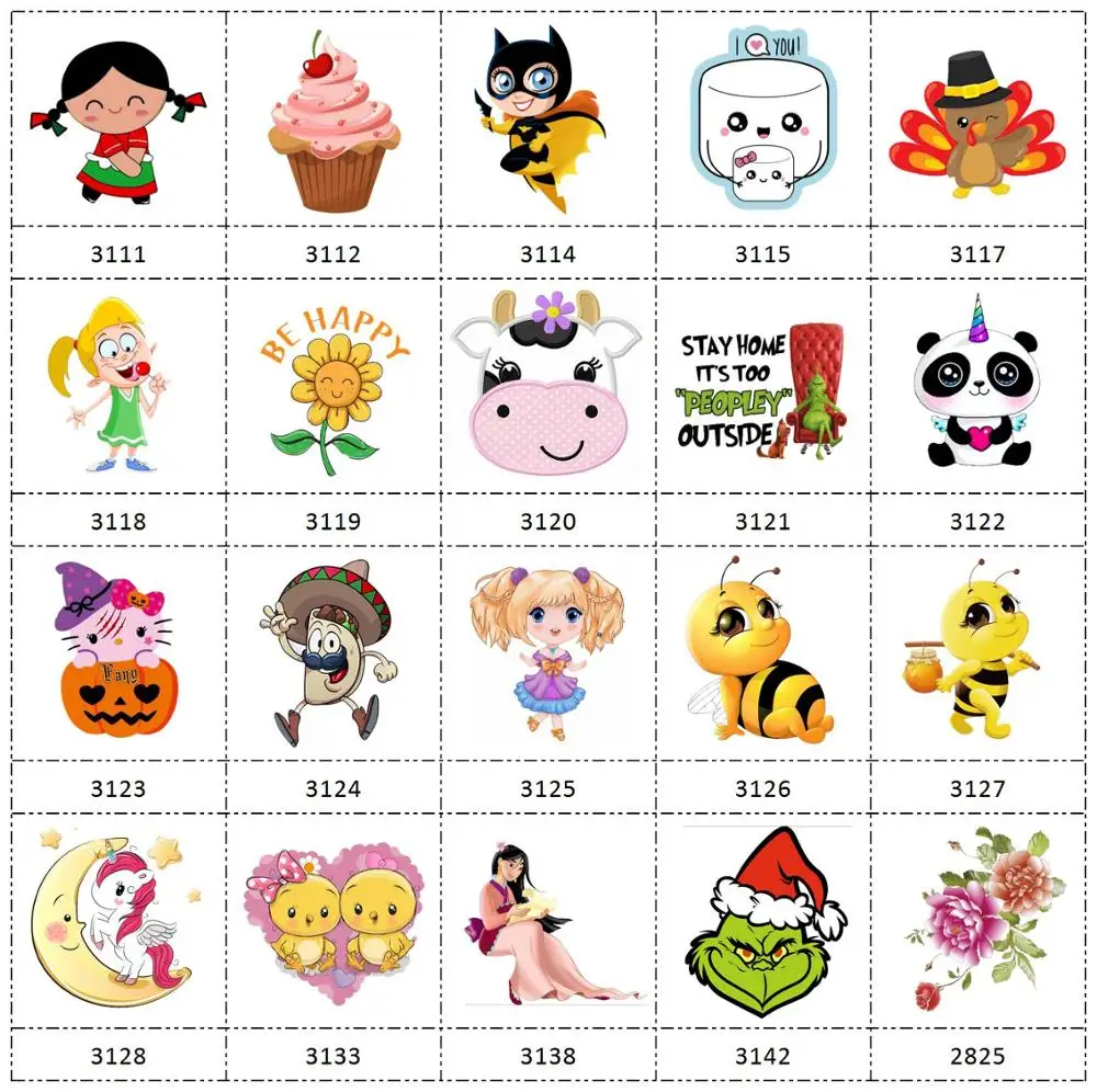 

HSDCraft Free shipping 30 pcs planar resin cartoon Series for diy