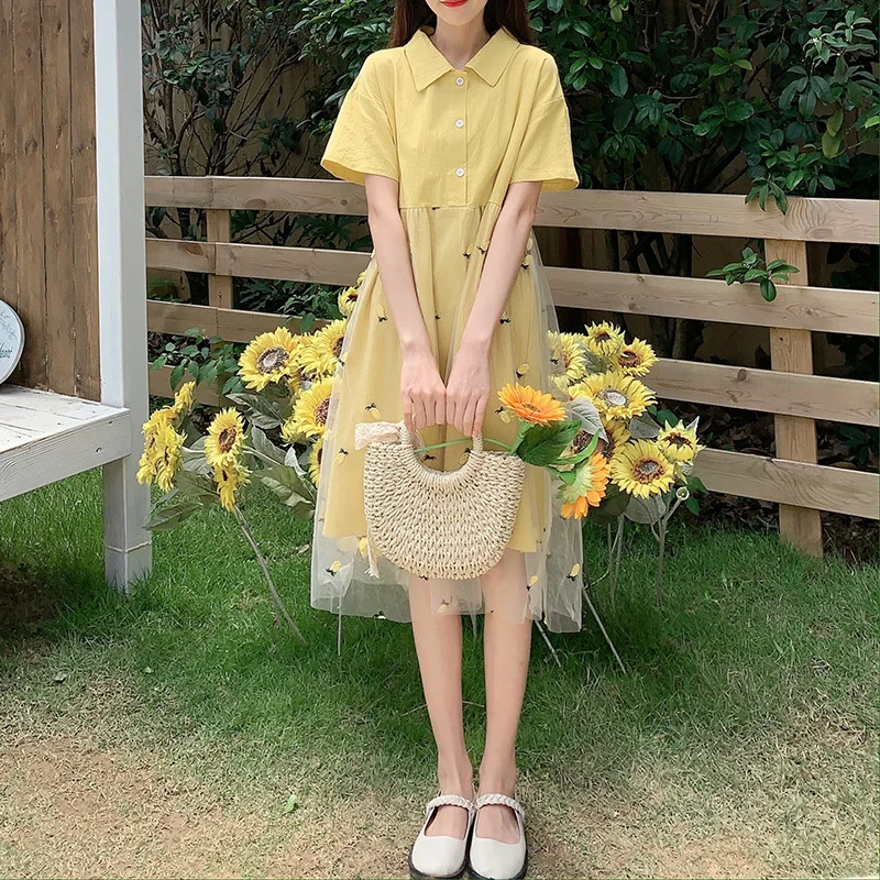 

Женские платья в Корейском стиле, лето 2021