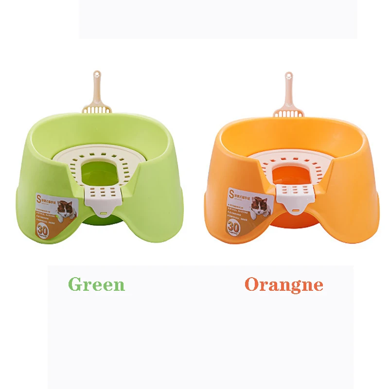 Полузакрытый Туалет Smartpet для кошек песочный бокс тренировок с лопаткой защита от