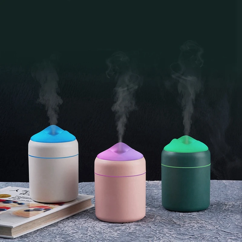 

Air Humidifier Mini Portable Cool Mist Humidifiers,USB Desktop Quiet Diffusers Night Light for Home Bedroom Office