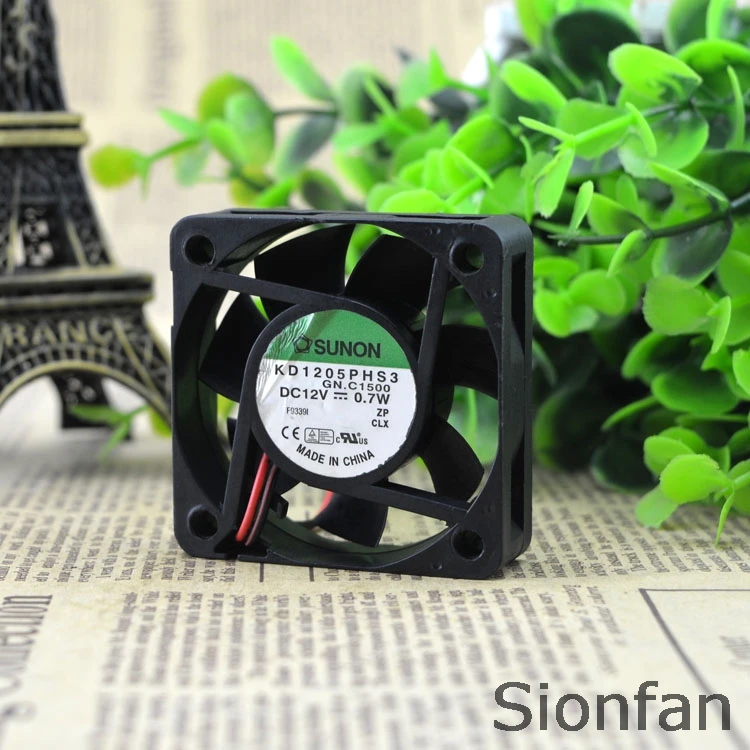 Ультратихий вентилятор охлаждения для Jianzheng SUNON KD1205PHS3 12 В 0 7 Вт 5 см 5015 работает |