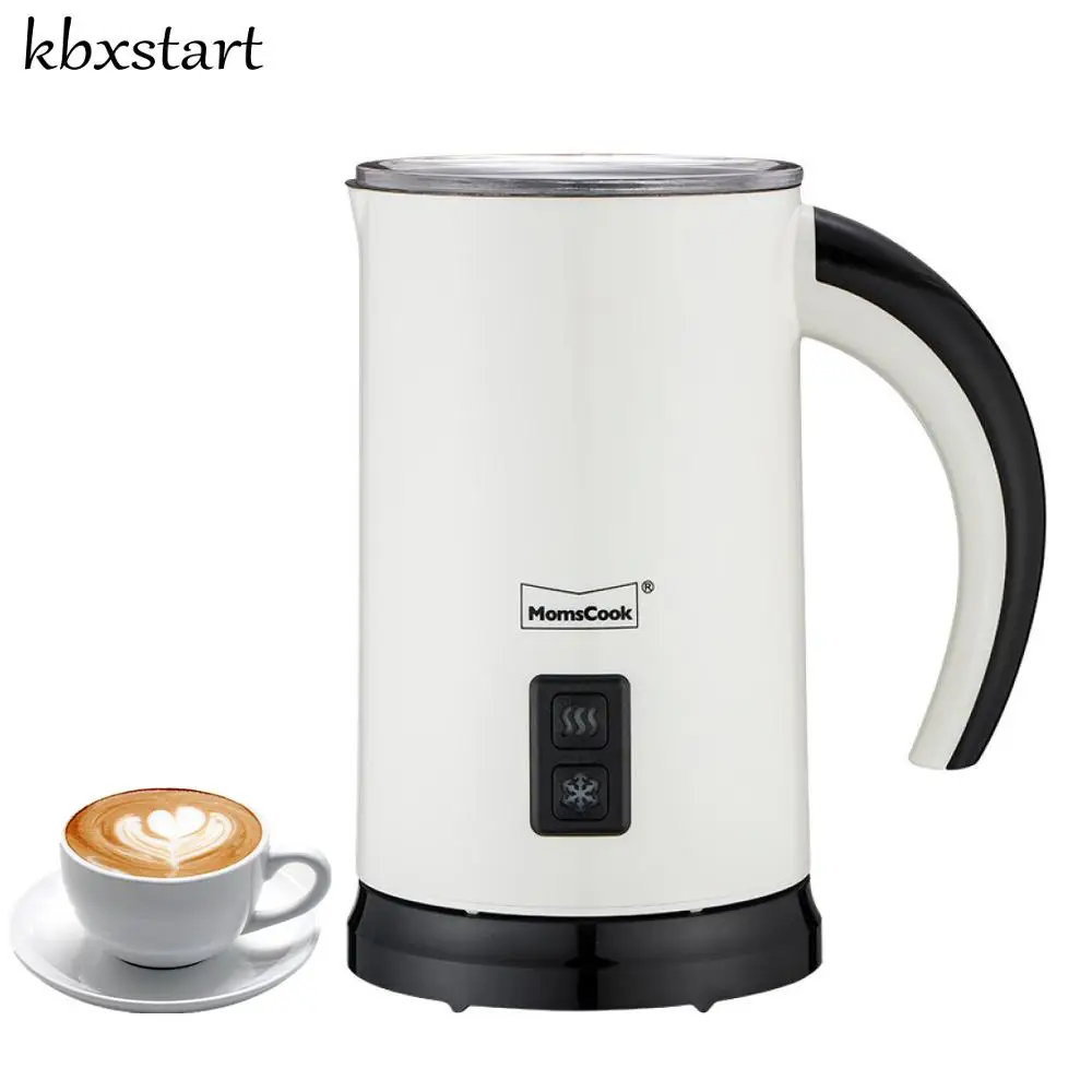 

220V Electric Milk Frother automatic milk frother Cold/Hot frothing function Fully Hot Chocolate mix stainless steel Liner