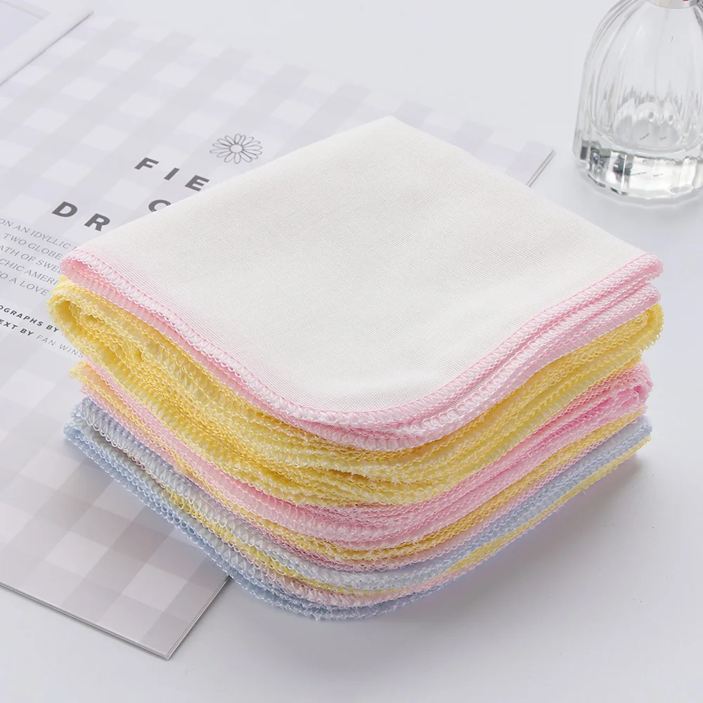 

10Pcs Soft Face Refresh Clean Towel Cotton Muslin Cloth Makeup Remover Facial Cleansing pad Square Type Skin Care Tool
