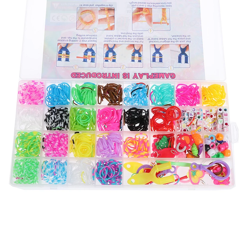 Набор эластичных резиновых ткацких лент набор сделай сам для плетения машинки