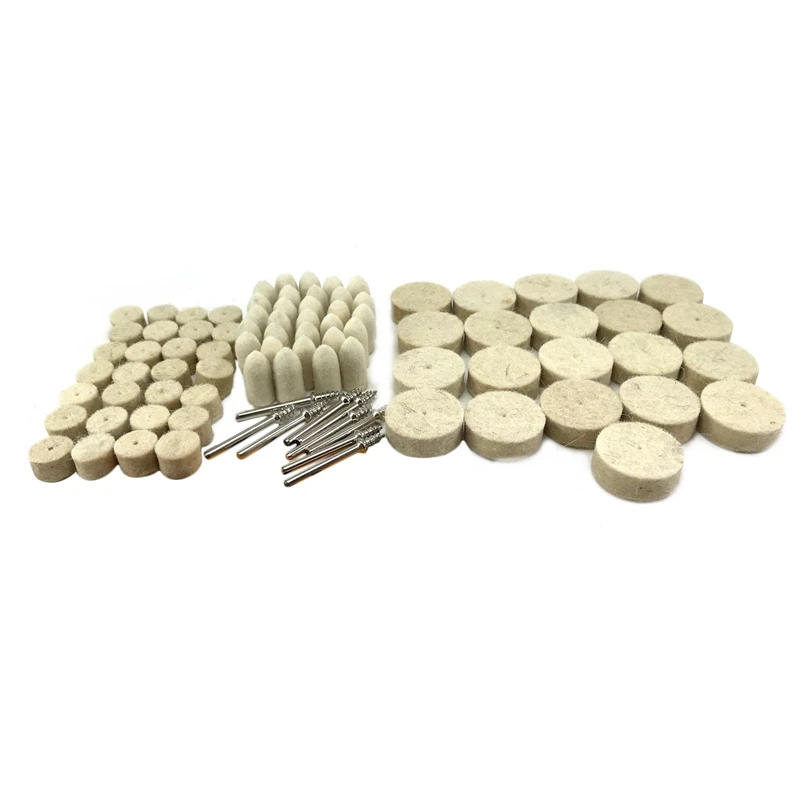 GTBL 88 шт шерстяные войлочные полировальные круги Buff Pad с оправкой для всех