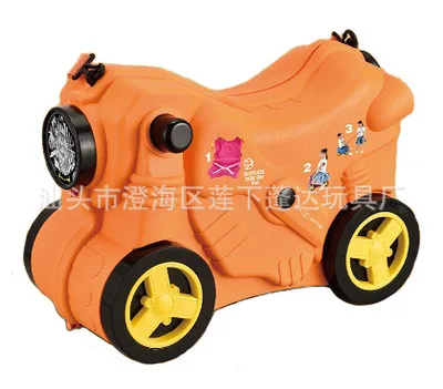 Ride-on Suitcase for kids Carry on Rolling luggage suitcases riding trolley bag for kids wheeled travel baggage for Children