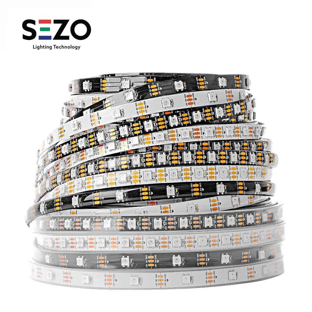 WS2812B WS2812 светодиодные полосы индивидуально адресуемых Smart цветных (RGB)