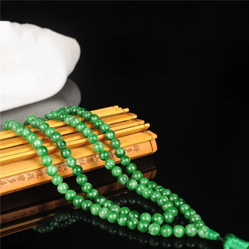 

China Natural Jade Hand-carved Bead Jade Pendant Fashion Boutique Jewelry Men and Women Necklace Bracelet Sweater Chain