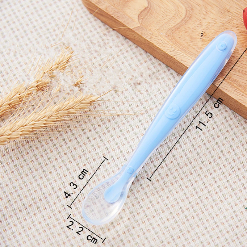 Силиконовая детская ложка безопасная кормушка для кормления детского питания