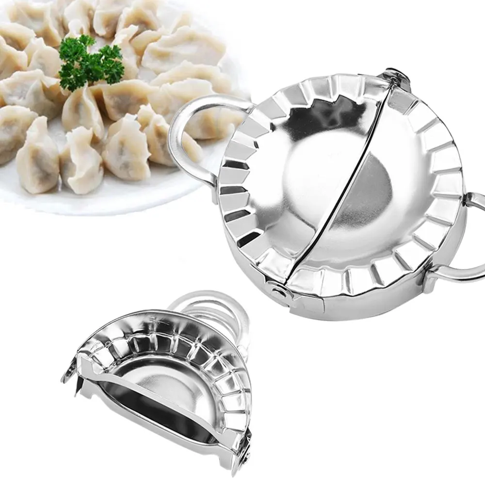 

1pcs Stainless Steel Dumpling Machine Dumpling Mould Clip Cooking Tools Ravioli Making Dumpling Maker Home Kitchen Accessories