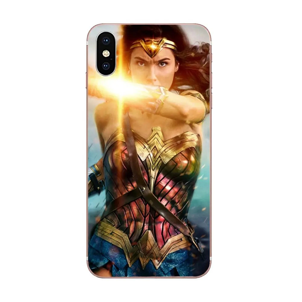 as picture Diy Окрашенные аксессуары для телефонов Чехол Wonder Woman Top для Apple iPhone 4 4s 5 5C 5S SE 6 6S 7 8 Plus X XS Max XR - Цвет: as picture