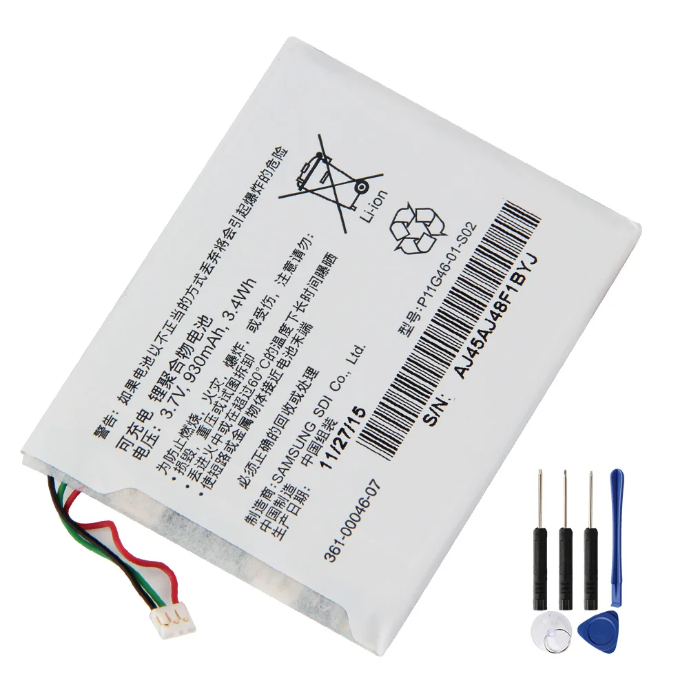 

Original Replacement Battery 361-00046-07 For Garmin GDR45 Nuvi 3550LM 3590LMT Car GPS Genuine Rechargable Battery 930mAh