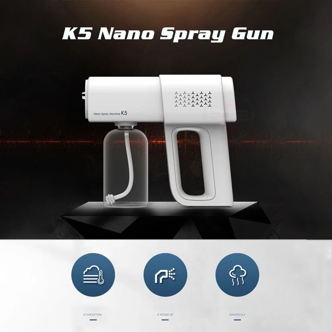 K5 для дезинфицирующего спрея спиртовая глина пестицид нанодезинфицирующий