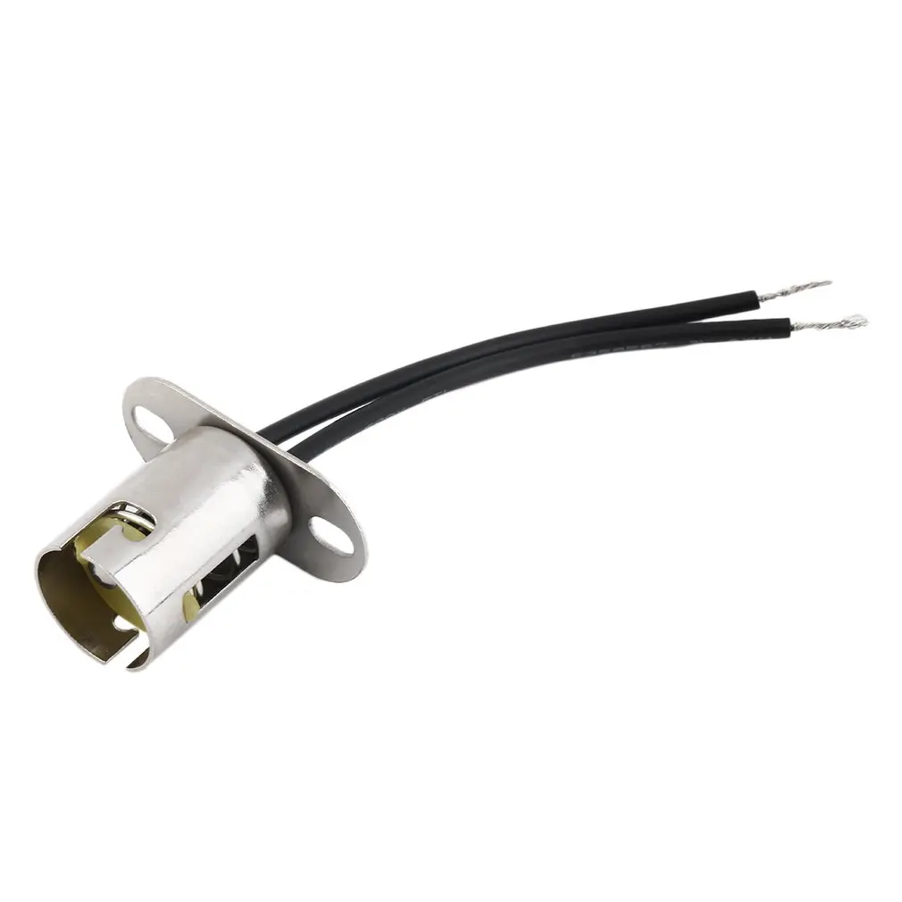 

New 1Pc Car Parts Ceramic Socket Xenon LED Light Bulb Socket Holder Auto Truck Connector Extension S25 BA15D Free Shipping