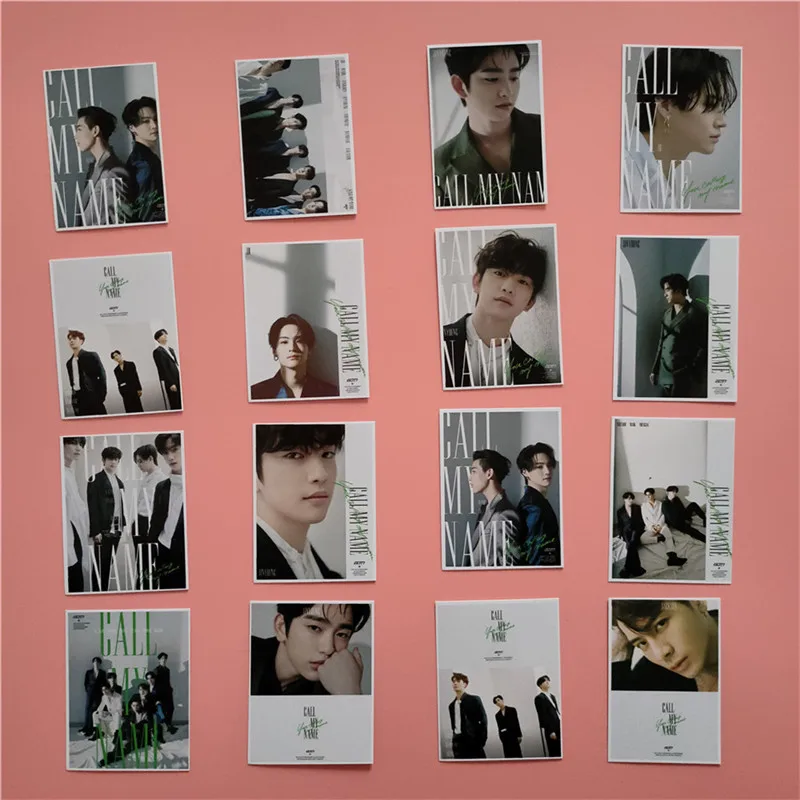 16 шт. Kpop новый альбом с надписью Мой имя фотокарточка официальная бумага